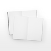 Each draft book is made from white reclaimed, rescued, and upcycled paper and has zero waste packaging, And is eco-friendly and 100% environmentally sustainable.