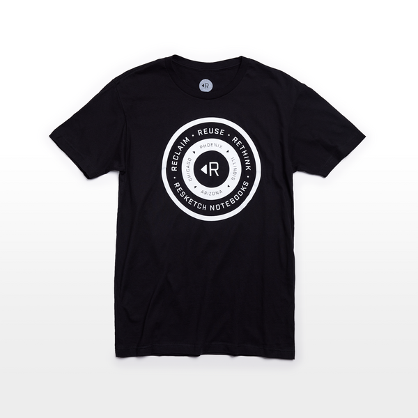 Standard Resketch black and White Logo Tee.